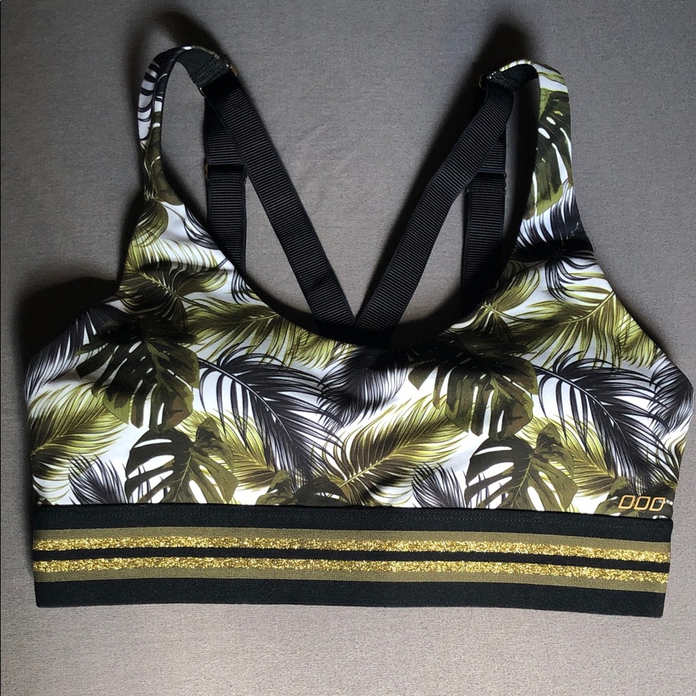 Lorna Jane Tropical Leaf Sports Bra